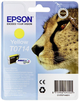 Epson C13T07144022 5.5ml 480 pages yellow cartridge (C13T07144022) kārtridžs