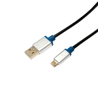 Premium Verbindungskabel LogiLink 2.0,A->Micro-B ST/ST 1m USB kabelis