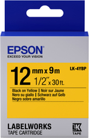 Epson C53S654008 black auf yellow Etiketten erstellendes Band (C53S654008) papīrs