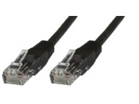 MicroConnect  U/UTP CAT5e 1.5M Black PVC Unshielded Network Cable, tīkla kabelis