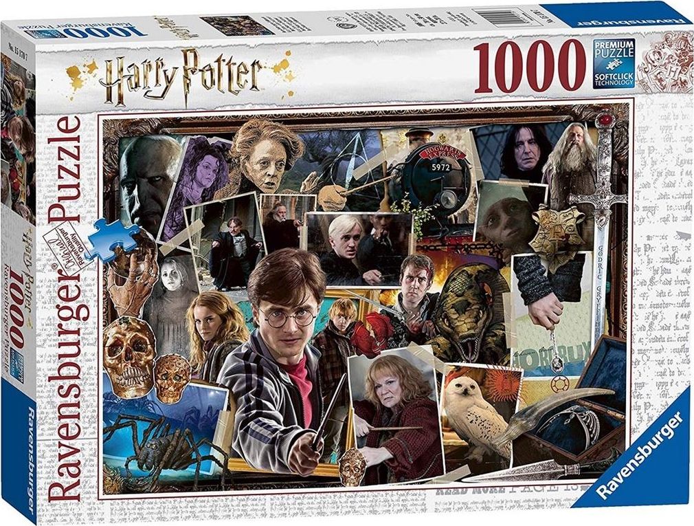 Ravensburger Puzzle 1000 elementow Harry Potter - Voldemort GXP-675780 (4005556151707) puzle, puzzle