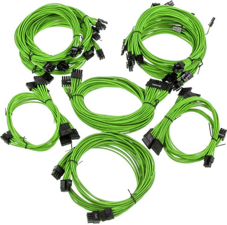 Super Flower Sleeve Cable Kit Pro grun Barošanas bloks, PSU