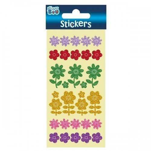 Sticker BOO Naklejki Sticker BOO brokatowe kwiaty (262033) 262033 (5902643620728)
