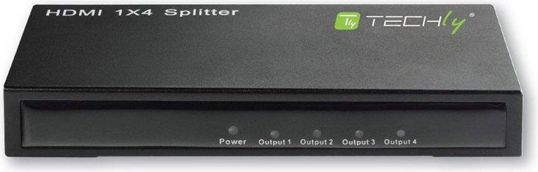 Techly Audio/Video splitter HDMI 1/4 3D adapteris