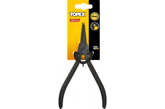 Topex Szczypce wewnetrzne proste SEGERA 180mm raczki z powloka PCV 32D308 32D308 (5902062323088)