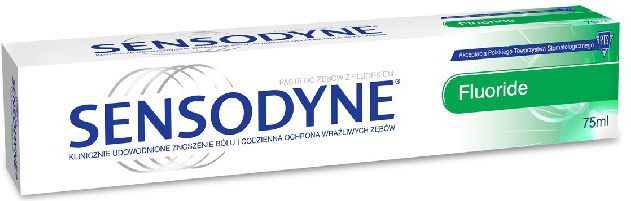 Sensodyne Pasta do zebow Fluoride 75 ml 609208 (5908311869208) mutes higiēnai