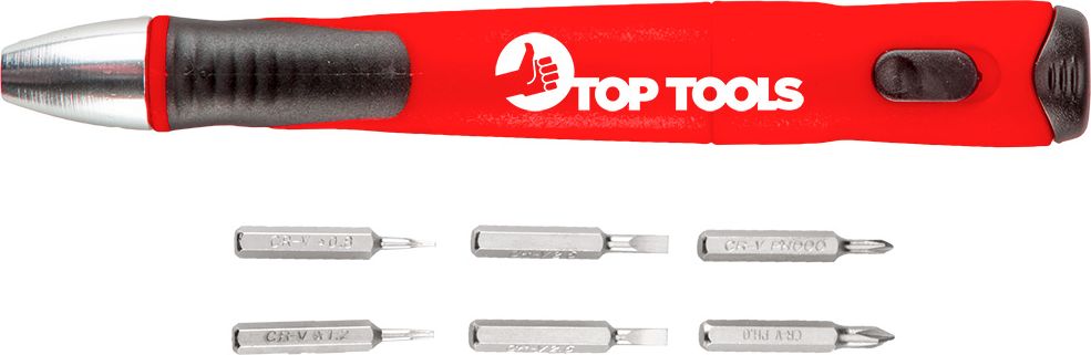 Top Tools koncowki wkretakowe z uchwytem 7 sztuk 39D197 (5902062035738)