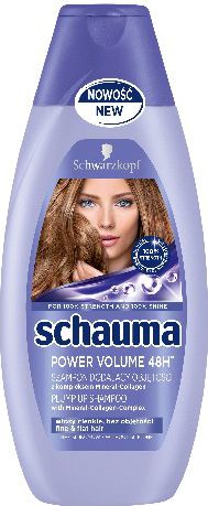 Schwarzkopf Schauma Power Volume 48H Hair Shampoo 400ml Matu šampūns