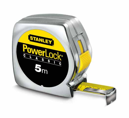 Stanley Measure PowerLock plastic case 5m 19mm (33-194)