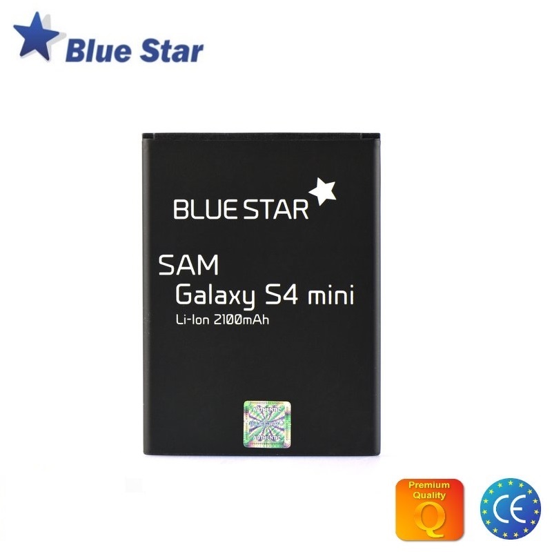 Blue Star HQ Samsung i9190 S4 Mini / i9192 S4 Mini Duos / G357 Ace 4 Analoga Baterija 2100 mAh (EB-B500BE) akumulators, baterija mobilajam telefonam