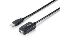 Equip USB 2.0 active extension cable 15M A/A M/F adapteris