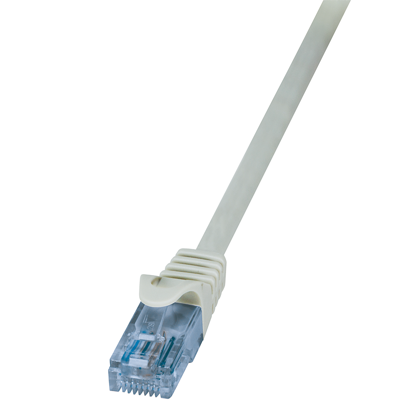 LOGILINK - Patch Cable Cat.6A 10GE Home U/UTP EconLine grey 7,50m kabelis, vads