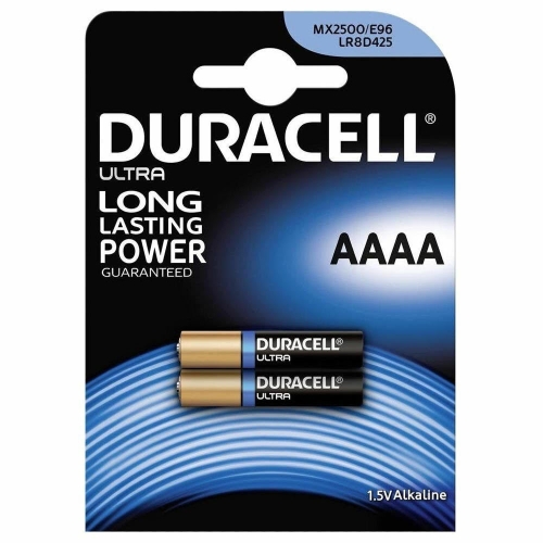 DURACELL MX 2500 ULTRA POWER AAAA (LR61) BLISTERA IEPAKOJUMA 2GB. 5000394041660 Baterija