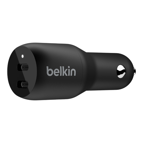 Belkin USB-C Car Charger 36W Power Delivery, black CCB002btBK