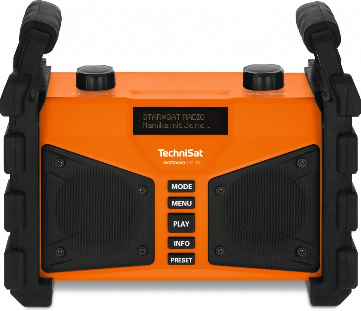 Technisat DigitRadio 230 orange radio, radiopulksteņi