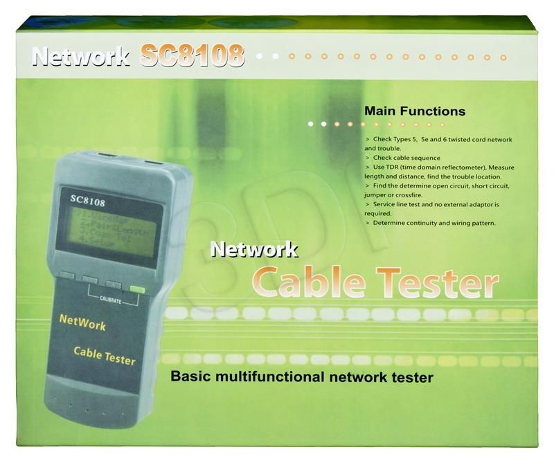 Alantec Tester kabli LCD MT-8108 NI022 Darbarīki