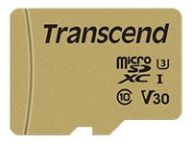 Transcend microSDHC 500S    32GB Class 10 UHS-I U3 V30 + Adapter atmiņas karte