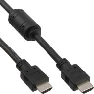 InLine HDMI - HDMI 0.3m black (17633) kabelis video, audio