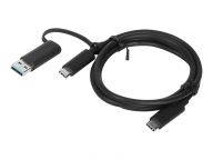 LENOVO HYBRID USB-C WITH USB-A CABLE aksesuārs portatīvajiem datoriem