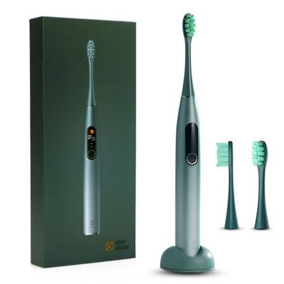 Xiaomi Oclean X Pro sonic toothbrush green mutes higiēnai