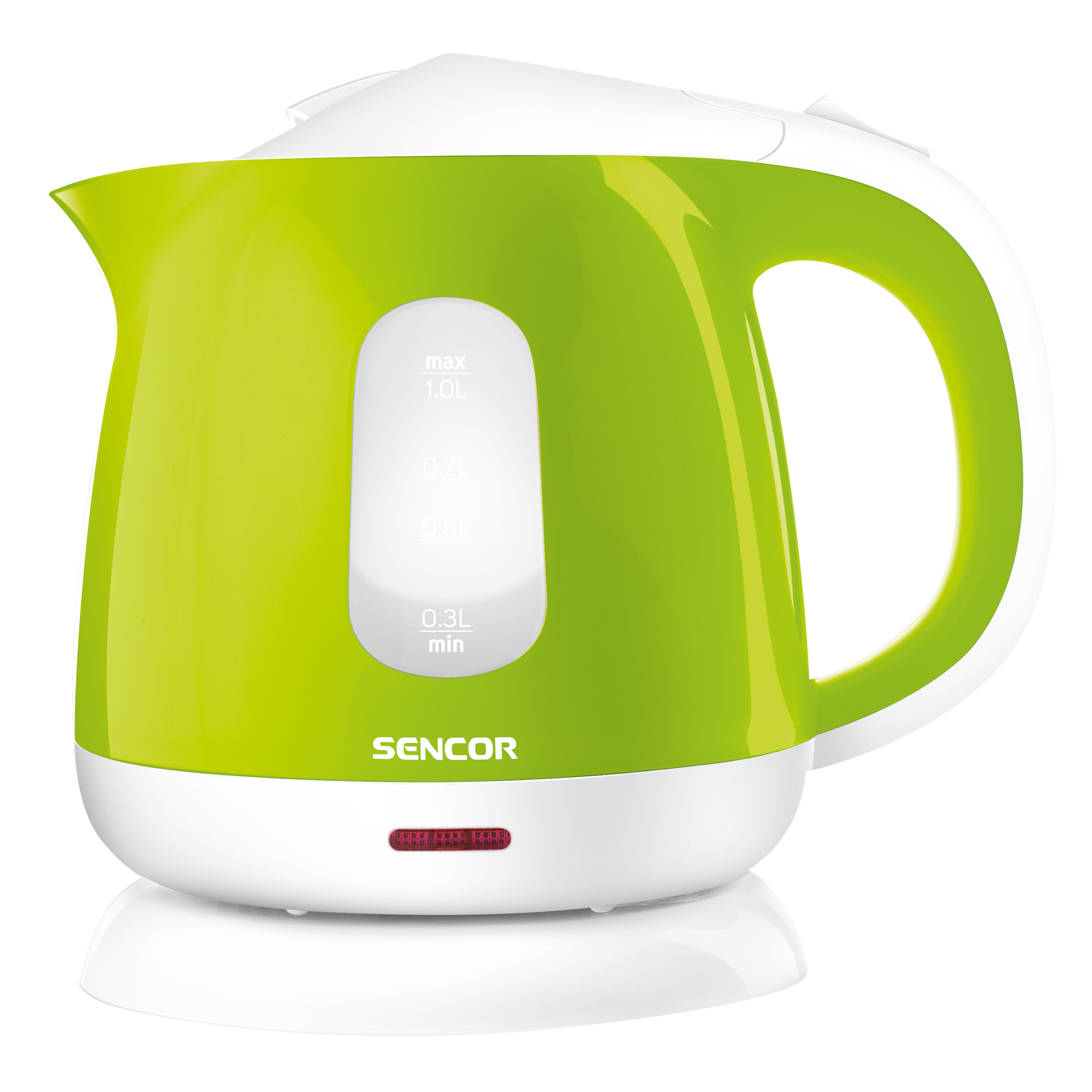 Sencor SWK 1011GR electric kettle 1 L 1100 W Green Elektriskā Tējkanna