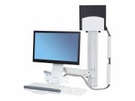 ERGOTRON StyleView Sit-Stand Combo White TV aksesuāri