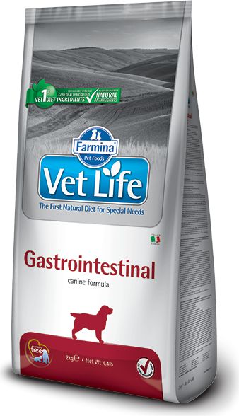 FARMINA PET FOODS Vet Life Gastro-Intestinal Pies 2kg barība suņiem