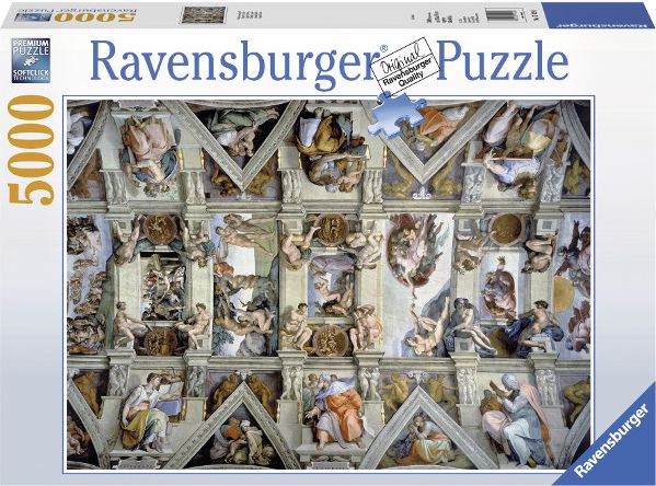 Ravensburger 5000 EL. Kaplica Sykstynska (174294) puzle, puzzle