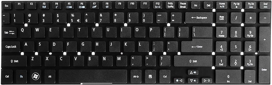 Green Cell keyboard for laptop Acer Aspire 5342, 5755G, E5-511, V3 (KB53US)