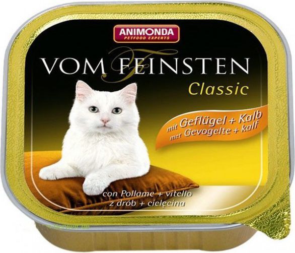 Animonda Vom Feinsten Classic drob/cielecina 100g 26479 (4017721832007) kaķu barība