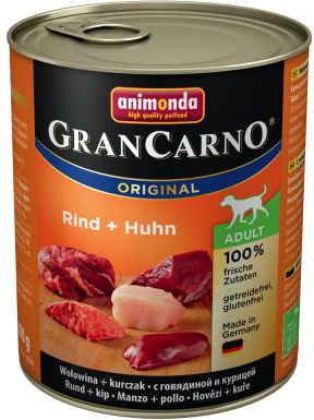 Animonda GranCarno Original Adult Wolowina i kurczak 800g 15360 (4017721827416) barība suņiem