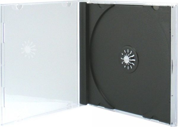 XLayer JewelCase 1 CD XLayerPro tray black 100 St (100241)