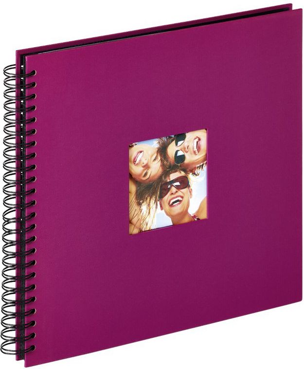 Walther Fun purple Wire-O 30x30 50 black Pages            SA110Y