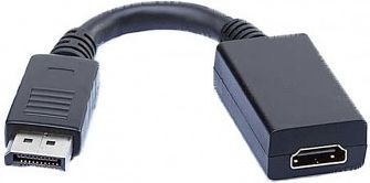 Adapter AV Art DisplayPort - HDMI czarny (AL-OEM-84) KABADADP/HDALOEM84 (5901812011459)