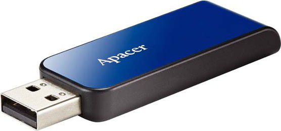 APACER USB2.0 Flash Drive AH334 32GB Blue RP 4712389910509 USB Flash atmiņa