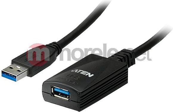 Aten Przedluzacz USB 3.0 AM/AF 5 m UE350-AT kabelis, vads