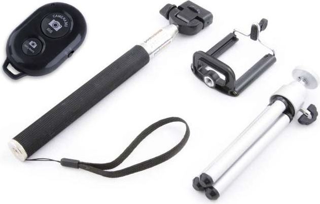 Xrec Selfie Kit 4in1 / Tripod Remote Control Monopod Holder For Phone SB3055 Selfie Stick