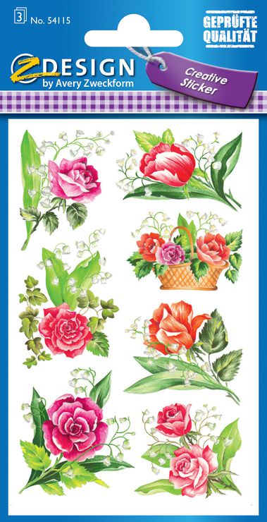 Avery Zweckform Naklejki papierowe - roze (106740) 106740 (4004182541159)