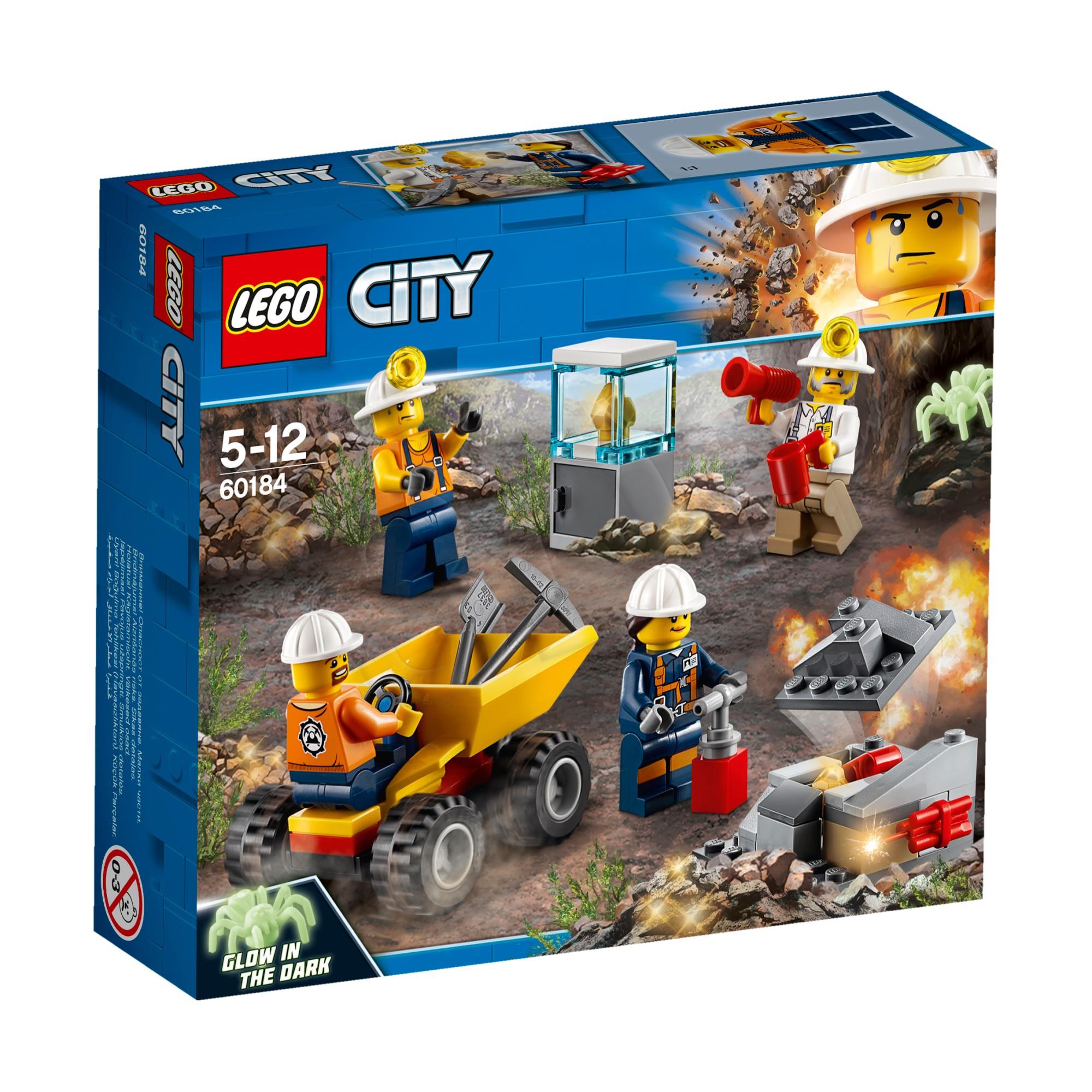 LEGO CITY Ekipa gornicza 60184 LEGO konstruktors