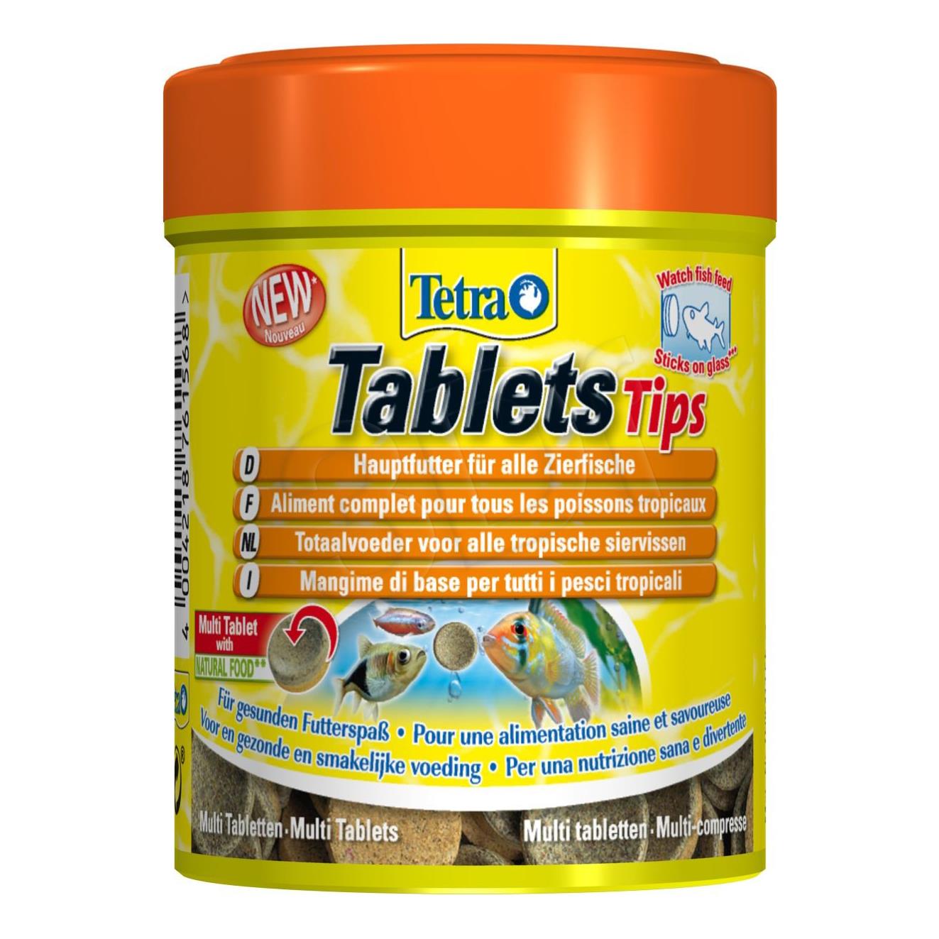 Tetra Tablets Tips 165 Tab. barība suņiem