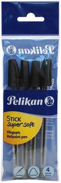 Pelikan Dlugopis Stick Super Soft czarny 303695 (5901389566772)