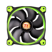 Thermaltake Radiator Fan Riing 12 LED Green / SET of 3 ventilators