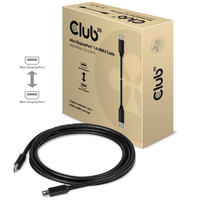CLUB3D MINI-DP 1.4 CABLE M/M 2M 8K60HZ video karte
