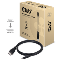 CLUB3D MICRO HDMI TO HDMI 2.0 CABLE 1M video karte