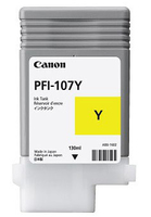 Ink Canon PFI107Y yellow  | 130ml |  iPF68X, 78X kārtridžs