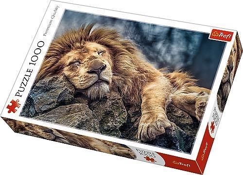 Trefl Puzzle 1000 Sleeping Lion (226184) puzle, puzzle