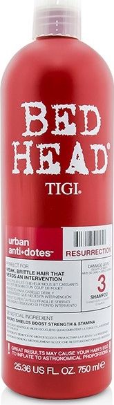 Tigi Bed Head Urban Antidotes Resurrection Shampoo shampoo strongly rebuilding the hair 750ml Matu šampūns
