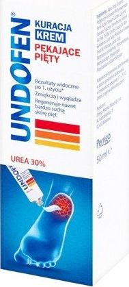 Undofen Cream-treatment for cracked heels - 30% Urea 50ml Roku, pēdu kopšana
