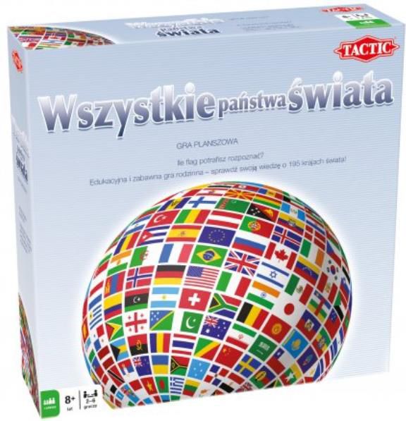 Tactic Gra Wszystkie Panstwa Swiata (41269) 41269 (6416739412696) galda spēle