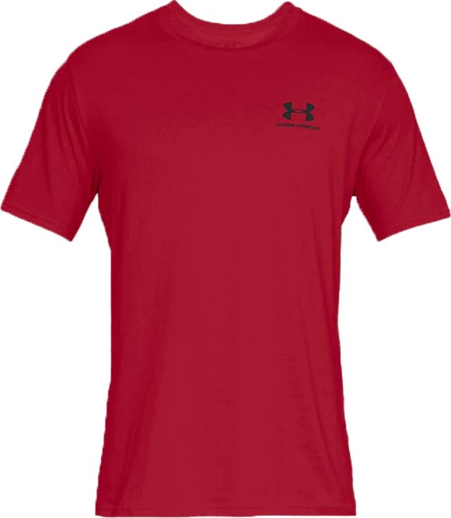 Under Armour Sportstyle Left Chest SS Men's T-Shirt Red 1326799 600 L